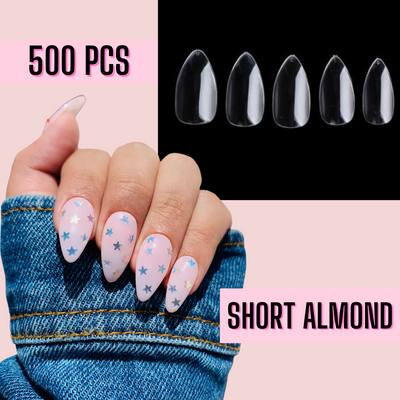 Short Almond Nail Tips